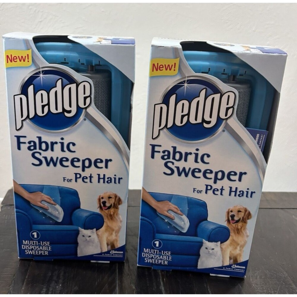 Pledge Fabric Sweeper For Pet Hair Roller 2 Pack Discontinued Disposable Sweeper